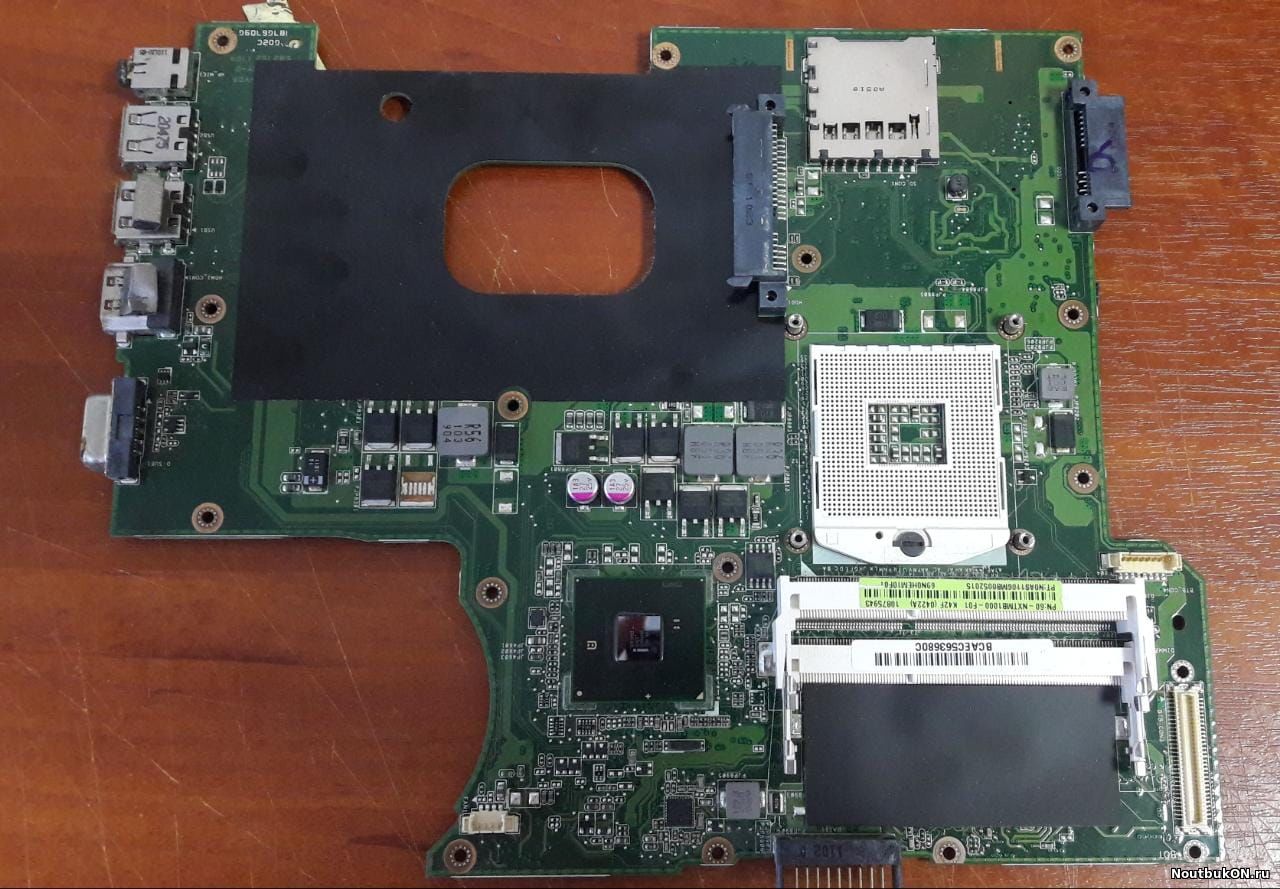 Материнская плата для ноутбука Asus K42F REV.3.3 R 60-NXTMB1000 INTEL видео интегрированое