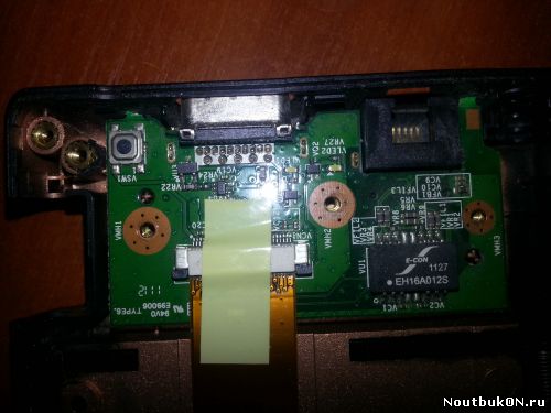 Плата кнопка включения LAN VGA для ноутбука DNS 10.1" [Mini] 0128811 MB: Lengda P10BD 5000-0000-8104 p10b_vga_pcb_v1.4 2009.1204.1500