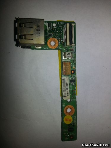 Плата кнопка вкоючения USB разъем для ноутбука MSI VR630 MSI EX630 MS-1672 16.0" ms-1671aver с шлейфом