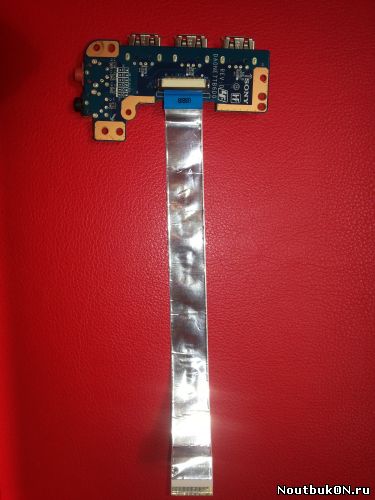Плата USB AUDIO разъемов для ноутбука Sony VPC-EF DA0NE7TB6D0 C ШЛЕЙФОМ
