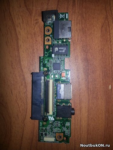 Плата USB AUDIO разъемов + кнопка включения для ноутбука ASUS Eee PC 1001 1005 SERIES 60-0A1LI01000 60-0A2BI02000-B01 с шлейфом