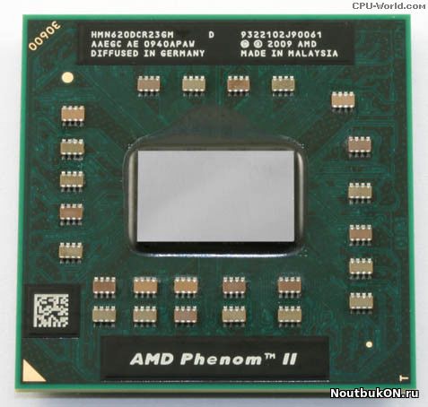 Процессор для ноутбука AMD Phenom II X2 N620 2.8GHz Dual-Core Mobile HMN620DCR23GM