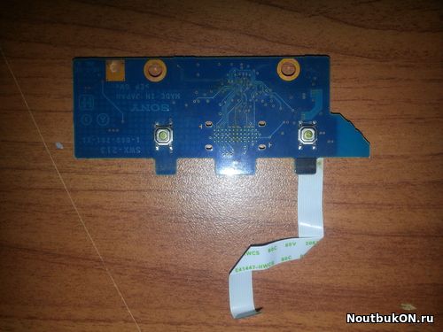 Плата тачпада touchPad для ноутбука Sony Vaio VGN-SZ Series VGN-SZ5MRN SWX-213 1-869-791-11 с шлейфом