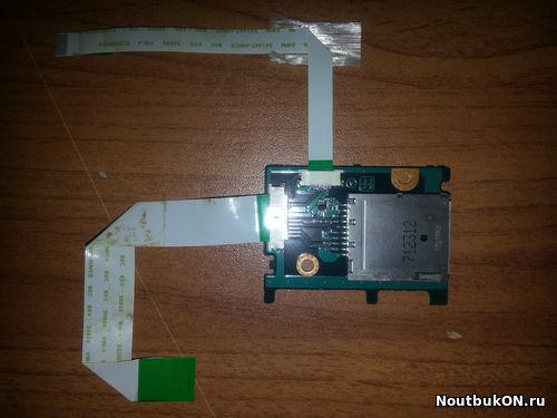 Плата КАРД-РИДЕР Cardreader для ноутбука Sony Vaio VGN-SZ Series VGN-SZ5MRN IFX-436 1-869-781-13 с шлейфом