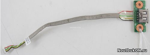 Плата USB разъем для ноутбука Toshiba L300D L300 L300D L305 L305D L355 L355D V000130880 Satellite A300 / A305 / L300 / L305 / L350 / L355 C ШЛЕЙФОМ 6017B0146201