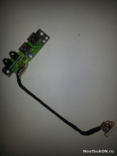 Плата USB AUDIO РАЗЪЕМ для ноутбука Toshiba Satellite M30 SM30 M35 01-01000196-00 REV: A