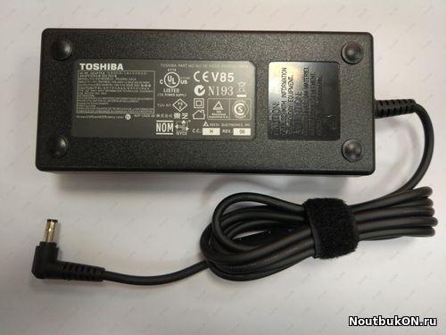 Зарядное устройство TOSHIBA 19V 6.32A 120W 5.5X2.5 mm как оригинал качество очень хорошее