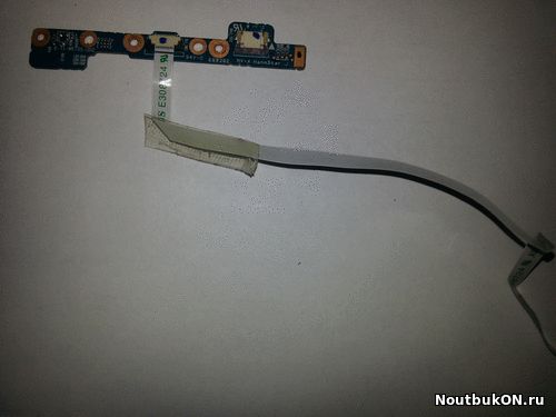 ШЛЕЙФ на Плату кнопки включения для ноутбука DNS W670SFQ 0802883 6-43-W6700-070
