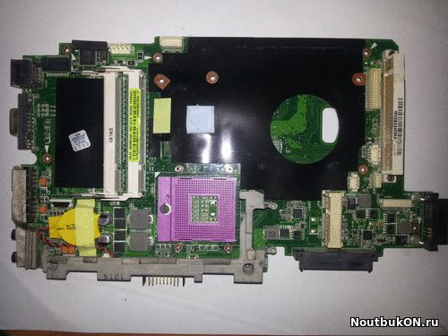 Материнская плата для ноутбука ASUS K61IC K51IO K51I0 REV: 2.1 (ДЕФЕКТНАЯ) ВКЛЮЧАЕТСЯ РАБОТАЕТ ПРОПАДАЕТ ИЗОБРАЖЕНИЕ (ТРЕБУЕТСЯ ЗАМЕНИТЬ "СЕВЕР" 60-NXXMB1000-A04