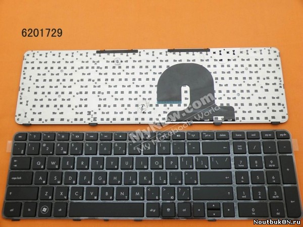 Клавиатура для HP Pavilion dv7-4000, dv7-4100, dv7-4200, dv7-4300 black Original RU LX7, LX9, NSK-HS0UQ 01, 9Z.N4DUQ.001, AELX9U00210, AELX9U00110, MP-09L83US6920, V112946BK1, AELX9700010, AELX9700110