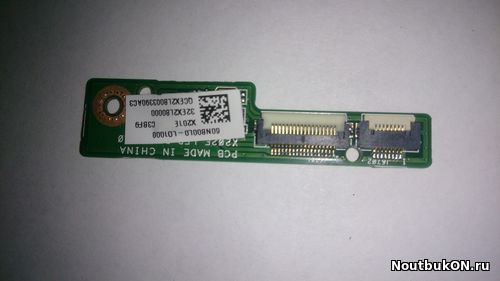 Плата LED ИНДИКАТОРОВ подключение тачпада для ноутбука Asus X201E X202E_LED 60NB00L0-LD1000 БЕЗ ШЛЕЙФОВ