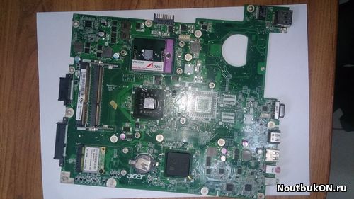 Материнская плата для ноутбука Acer eMachines E728 E528 EXTENSA 5635 5235 DA0ZR6MB6F0 REV: F НЕРАБОЧАЯ ПЕРЕЗАГРУЖАЕТСЯ