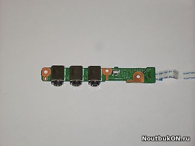 Плата AUDIO разъемов для ноутбука HP dv7-3000 DAUT3AAB6C0