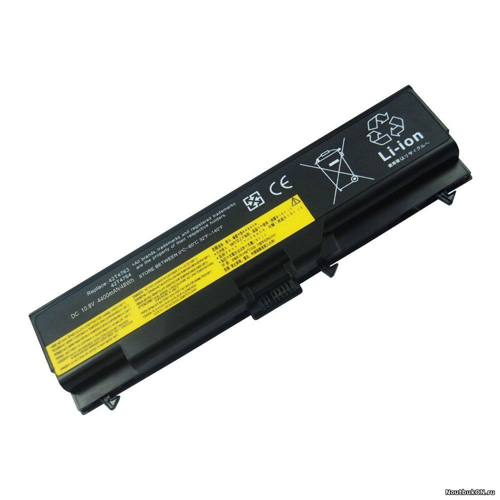 Аккумулятор для ноутбука Lenovo E40, Lenovo E50, Lenovo ThinkPad Edge 14, Lenovo ThinkPad Edge 15, Lenovo ThinkPad Edge E420, Lenovo ThinkPad Edge E520, Lenovo ThinkPad L410, 10.8 V 5200 MAH 55+ ОРИГ