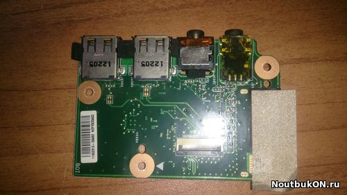 Плата Usb и audio разъемов + CARDREADER для ноутбука DNS A15HC A17FD 08N2-14U4G00 0164785 A15FD 0153735 A15YA IO BOARD REV: 2.01 1602310-00453 C ШЛЕЙФОМ(23см)
