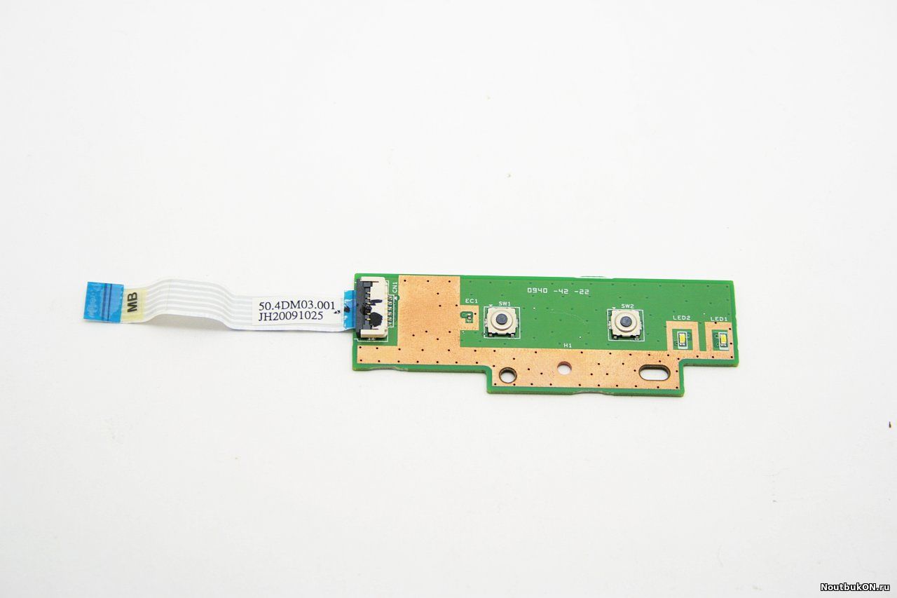 Плата кнопки включения для ноутбука Lenovo B450 48.4DM02.011 55.4DM02.001G