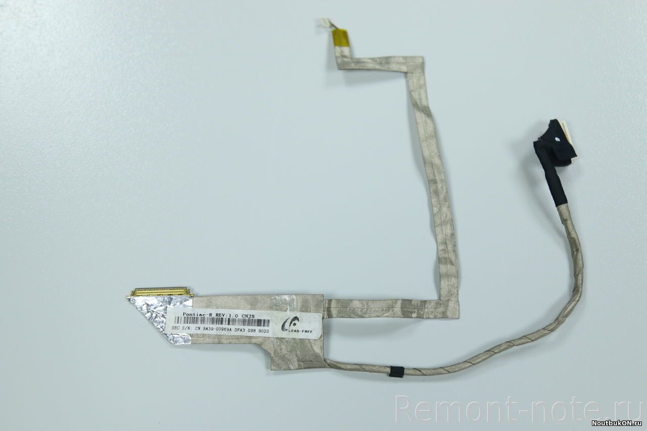 Шлейф для ноутбука Samsung N140 N143 N145 N148 N150 N155 (BA39-00896A) LED LCD Cable (б/у)