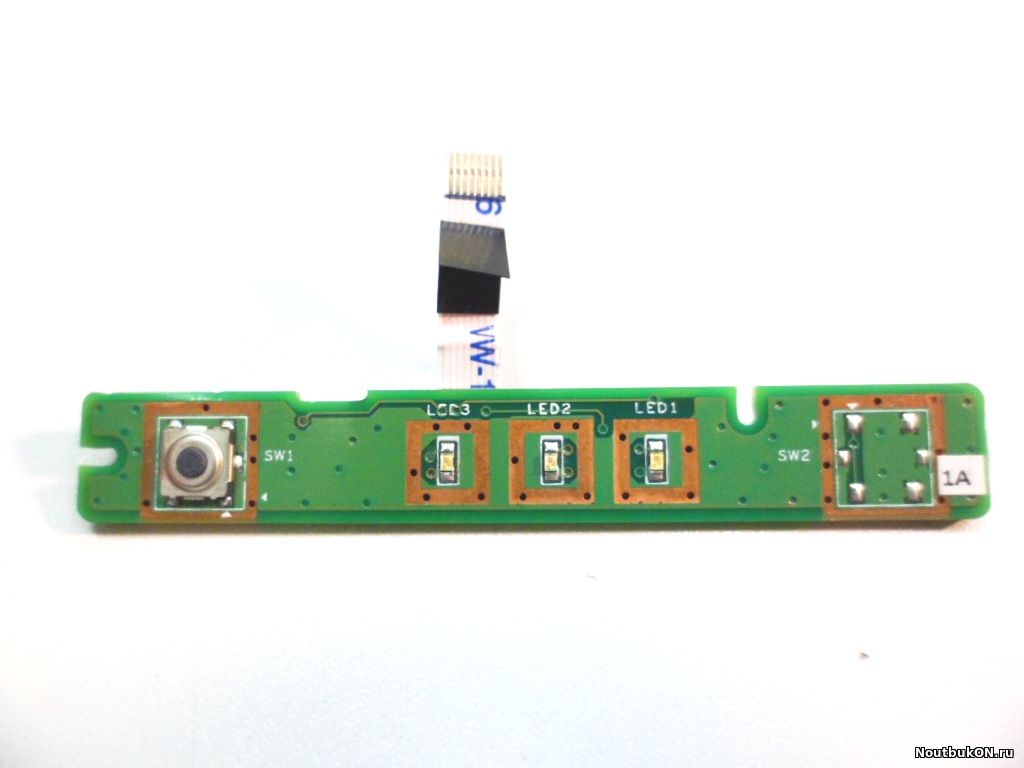 Плата кнопки включения для ноутбука Dell Vostro 500, Inspiron 1525, 1526, 1528 N7110 (48.4W004.011) 07531-1