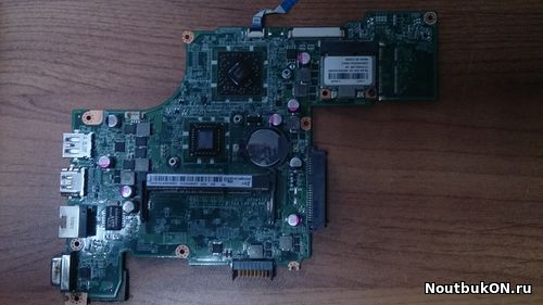 Материнская плата для ноутбука Acer Aspire V5-121 ZHG DA0ZHGMB6D0 REV:D AMD C70 включается нет изображение процессор греется