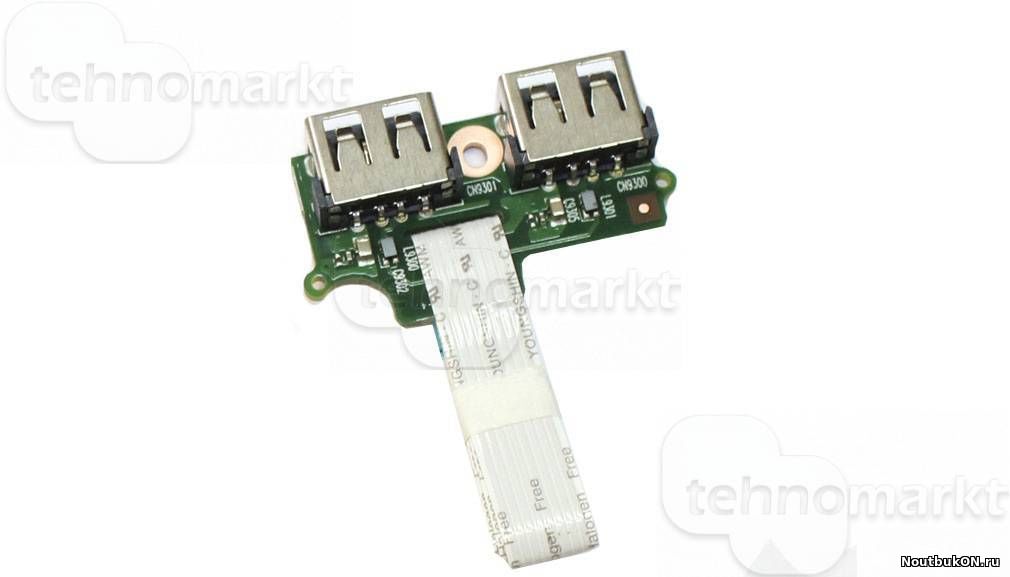Плата USB разъёмов для ноутбука HP Compaq 620, 625 (343101-USB-A02) 425