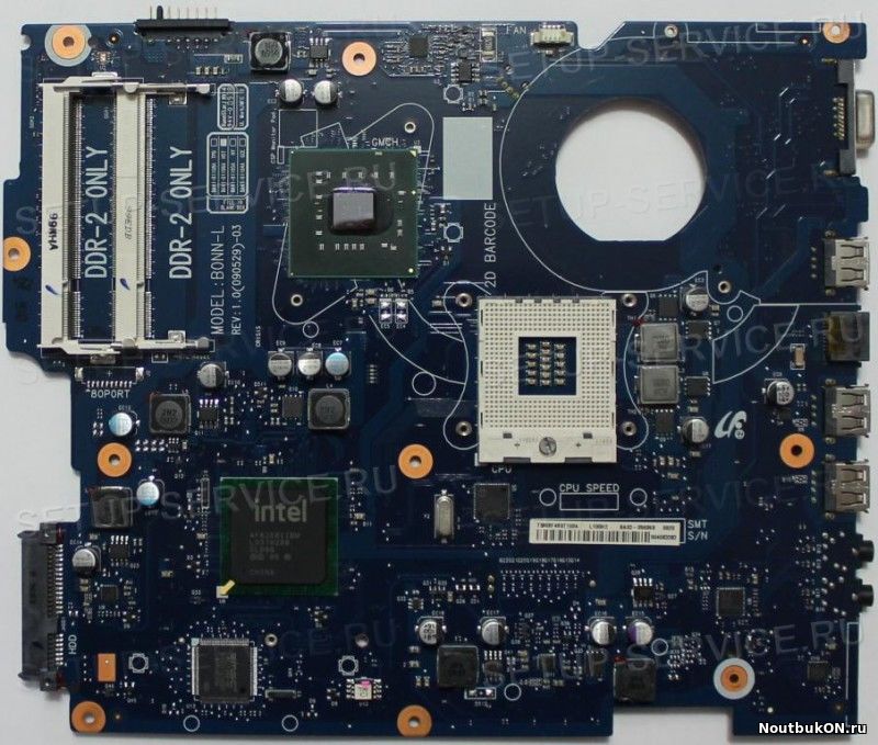Материнская плата для ноутбука Samsung NP-R517 BA92-05682B ЗАЛИТАЯ/НЕРАБОЧАЯ