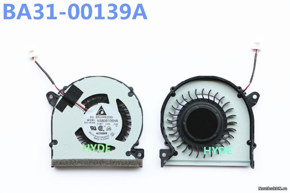 Вентилятор (Кулер) для ноутбука Samsung NP530U4E, 530U4E, NP535U4E, NP540U4E, NP740U3E, NP740U3C (BA31-00136A)