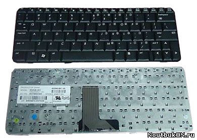 Клавиатура для ноутбука HP Compaq B1200, B2210, 2210B 452546-001 АНГЛИЙСКАЯ 441316-001, 452546-001, 454017-001, 6037B0023401, AETT8TPR120, AETT8TPU020, AETT8TPU120, MP-06773U4-9201, V062326AS1