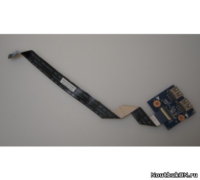 Плата USB разъемов для ноутбука HP DV7-6000 48.4RH05.021 48.4RH05.011 HPMH-41-AB630S-C00G, HPMH-40GAB630S с шлейфом