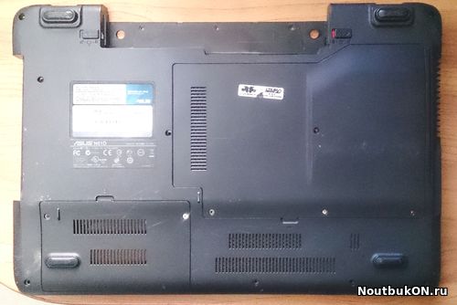 Часть корпуса поддон и топ-кейс для ноутбука ASUS N61, N61DA