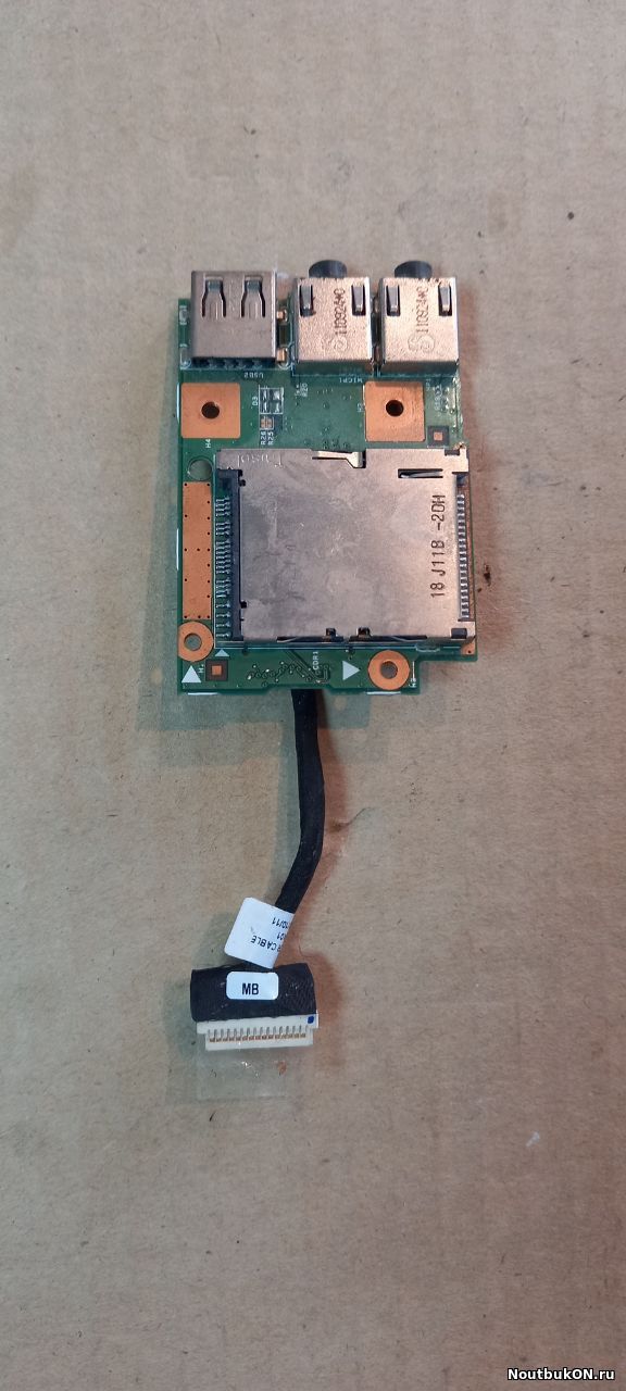 Плата USB и AUDIAO разъемов	+ CARDREADER	Lenovo B570 B575 Z575 Z570 48.4PA04.01M 48.4VV03.031 LA57 RJ45_USB BD 55.4M502.001 LZ57 RJ45_USB BD len00001 len00003