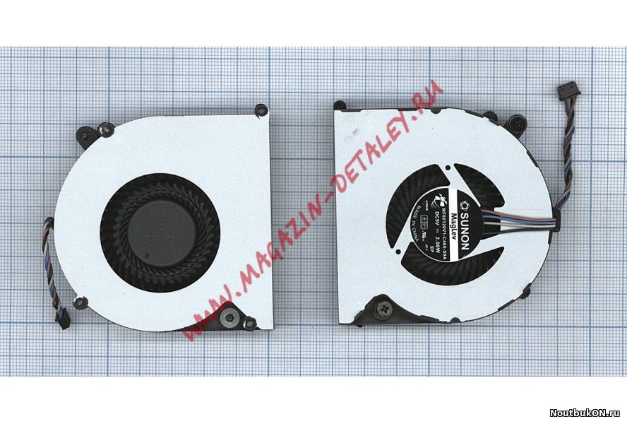 Вентилятор (КУЛЕР) для ноутбука HP ELITEBOOK 8450P, 8460P, 8460W, 8470P, 8470W, KSB0505HB-AJ66 PROBOOK 4530S, 4535S, 4730S, 6460B, 6465B, 6470B, 6475B