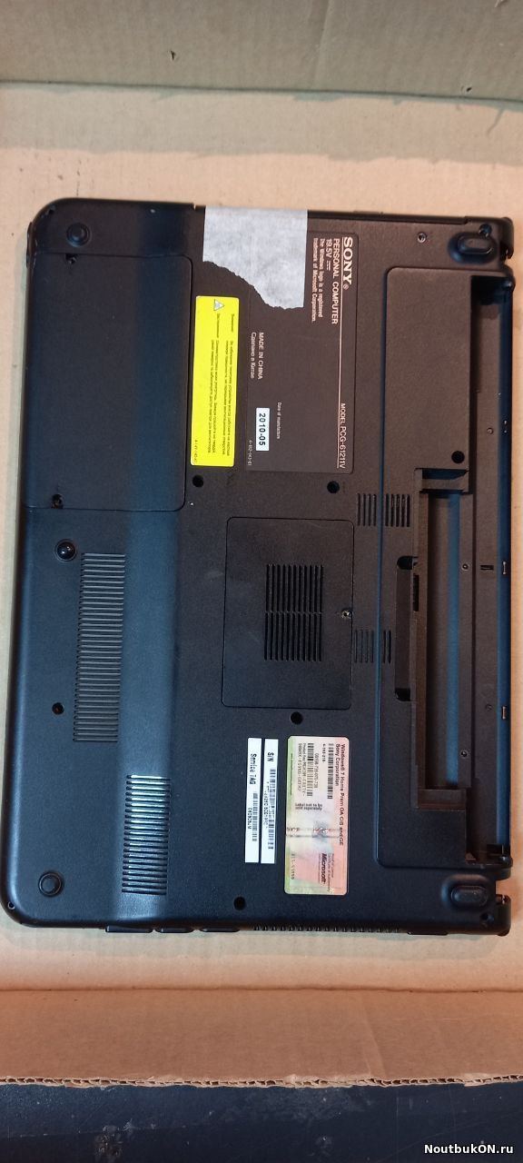 Корпус для ноутбука Sony VAIO PCG-61211V (VPCEA3SR) ЧЕРНЫЙ VPC-EA В ОТЛИЧНОМ СОСТОЯНИИ