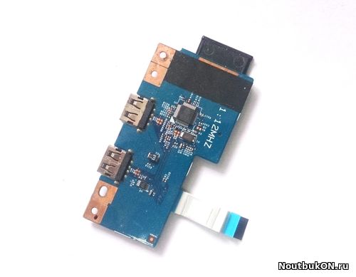 Плата Card Reader/USB разъёмов для ноутбуков Acer TimeLine X 3820, 3820T, 3820G (48.4HL04.011, 50.4HL05.001)