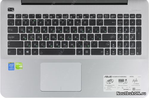 Топкейс с клавиатурой для ноутбука ASUS K555L, X555L, X555LD, K555LA (13N0-R8A0401, 0KN0-R91RU23, 0KNB0-612RRU00, 9Z.N8SSU.A0R)