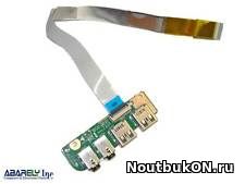 Плата AUDIO/USB разъёмов для ноутбука Acer Aspire 7250, 7250G, 7739, 7739Z (AIC70 IO BOARD, 08N2-1DK1J00)