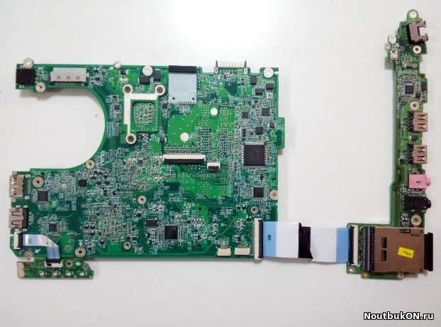 Материнская плата для ноутбука Acer Aspire 1410 ZH7/ 1810ZT DA0ZH7MB8C0 НЕТ ИЗОБРАЖЕНИЯ