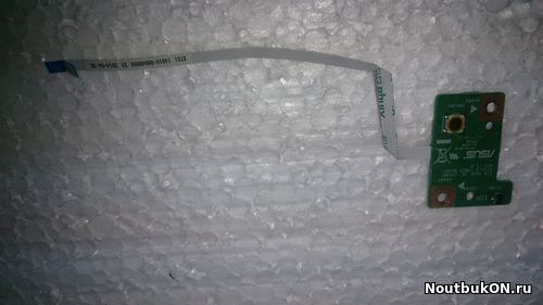 Плата кнопка включения для ноутбука Asus X751 с шлейфом 60NB0410-PS1020 14010-00048000 X751LD POWER BOARD