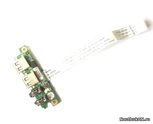 Плата USB/AUDIO разъёмов для ноутбука iRu Patriot 402 (C48_AUDIO_USB NPB VER:C, 510104809506)