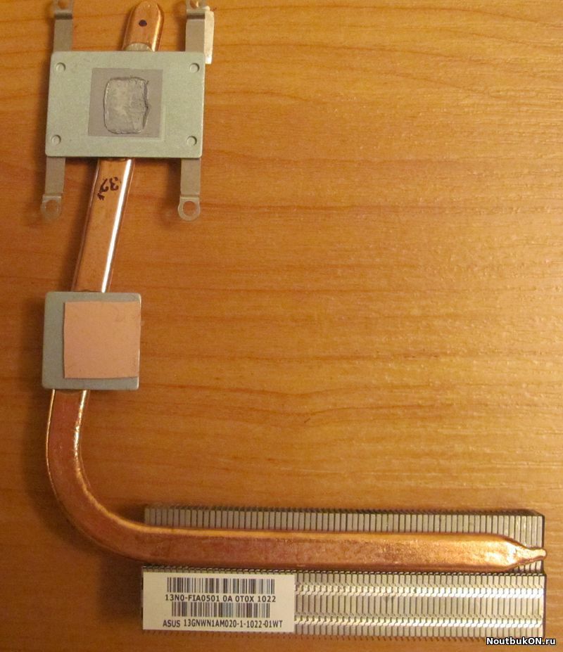 Система охлаждения (только радиатор) для ноутбука Asus K50 K40 K51 13N0-FIA0501 13GNWN1AM020