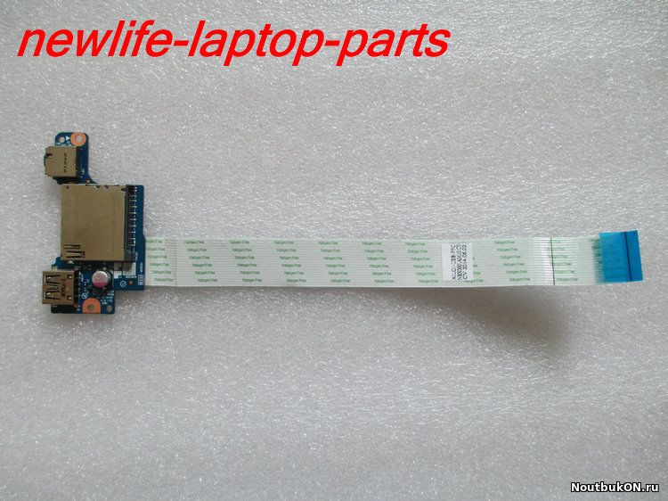 Плата Card Reader USB AUDIO разъёмов для ноутбука Lenovo Ideapad B70-80, G70-70, G70-80 (AILG1 NS-A332, NBX0001AM00)