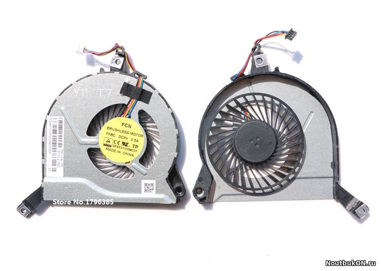 Вентилятор (кулер) для ноутбука HP Pavilion 14-v 15-k 15-p 17-f 17-p m7-k series