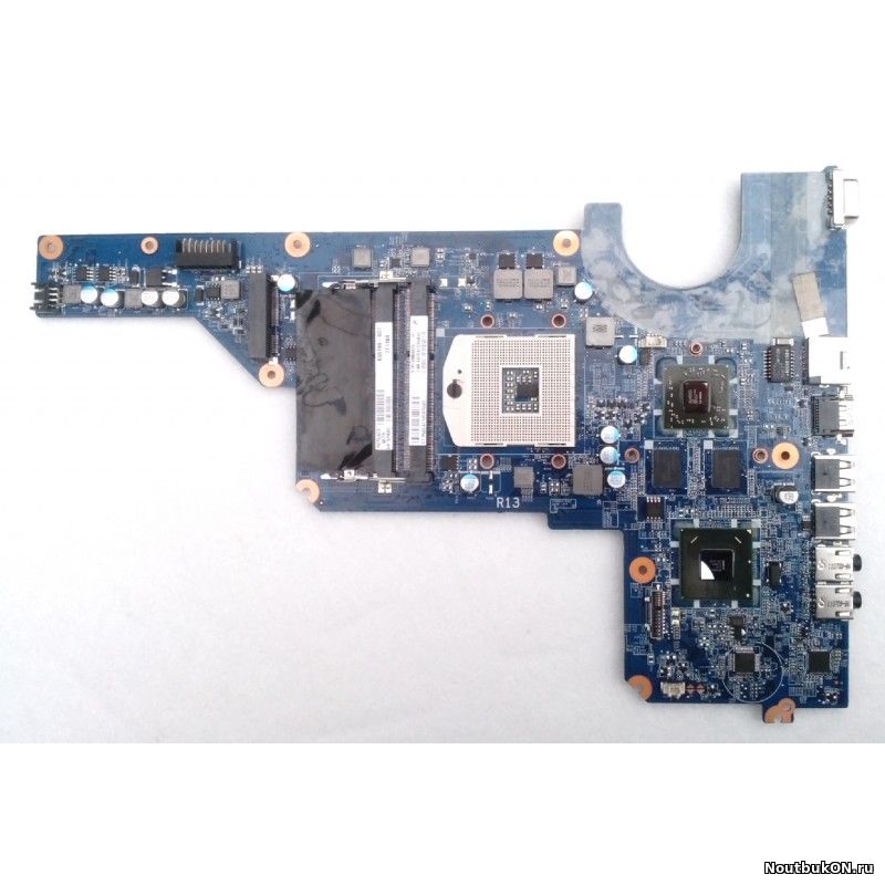 Материнская плата для ноутбука HP Pavillion G7-1000 G6-1358er (DA0R13MB6E0) не рабочая, (Intel Socket G2) дохлый мост видяха интегрированная