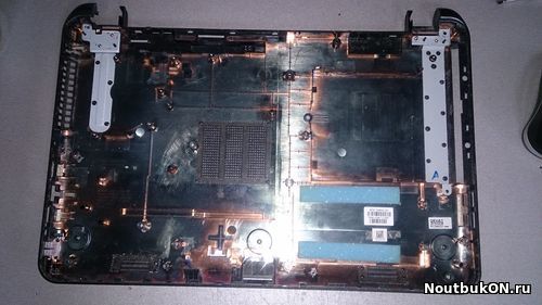 ПОДДОН для ноутбука HP 15 G 15-G , HP 250G, HP Pavilion 15-r050sr 775087-001 AP14D000D00 (БЕЗ ОДНОГО КРЕПЛЕНИЯ ПРАВОЙ ПЕТЛИ)