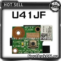 Плата кнопки включения для ноутбука Asus U41J U41JF u41s u41sv 60N0KZC11C01-01 u41sv io_power_bd rev.2.0