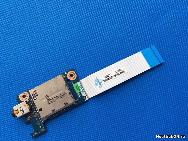 Плата AUDIO разъема + cardreader для ноутбука Lenovo G480 G485 Nbx00011e00