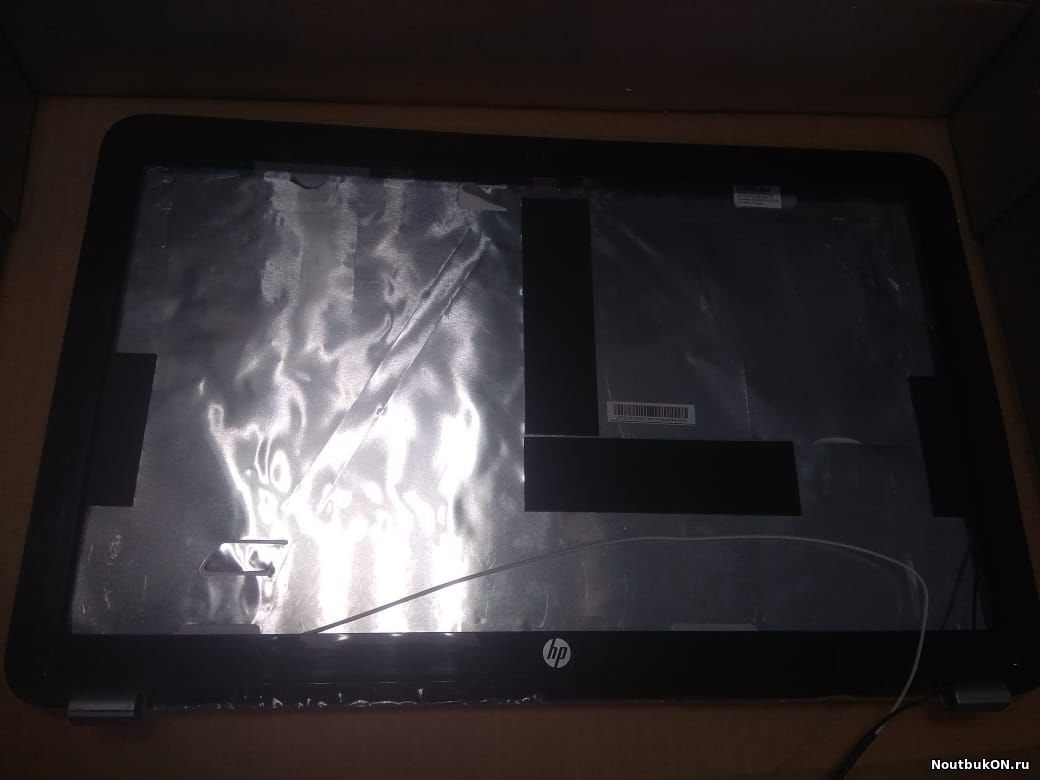 Корпус для ноутбука HP Pavilion 15-e только крышка с рамкой EAR65001020; 3CR65TP70; JTE3CR65TP70 трещина в углу крышки заклеена качественно