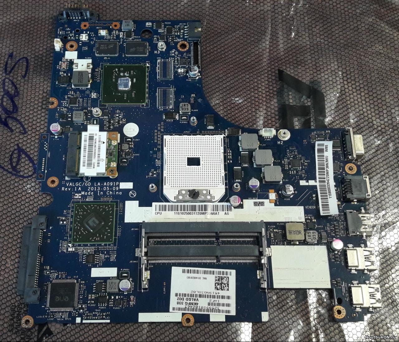 Материнская плата для ноутбука Lenovo G505S g500s LA-A091P VALGC/GD AMD с рабочим дискретным видеочипом