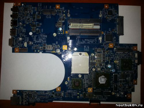 Материнская плата для ноутбука Acer Aspire 7551 7551G JE70 нерабочая перегрет видеочип НЕ РЕМОНТИРОВАННАЯ