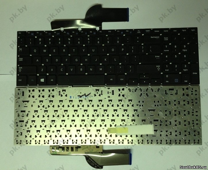 Клавиатура для ноутбука Samsung NP270E5E, NP300E5V, NP350V5C, NP355V5C, NP550P5C RU Pk130ru1b02 Ba59-03770C 9Z.N4nsc RU без рамки Pk130ru1b02 Ba59-03770C 9Z.N4nsc.30R BA75-04093C BA59-03270C