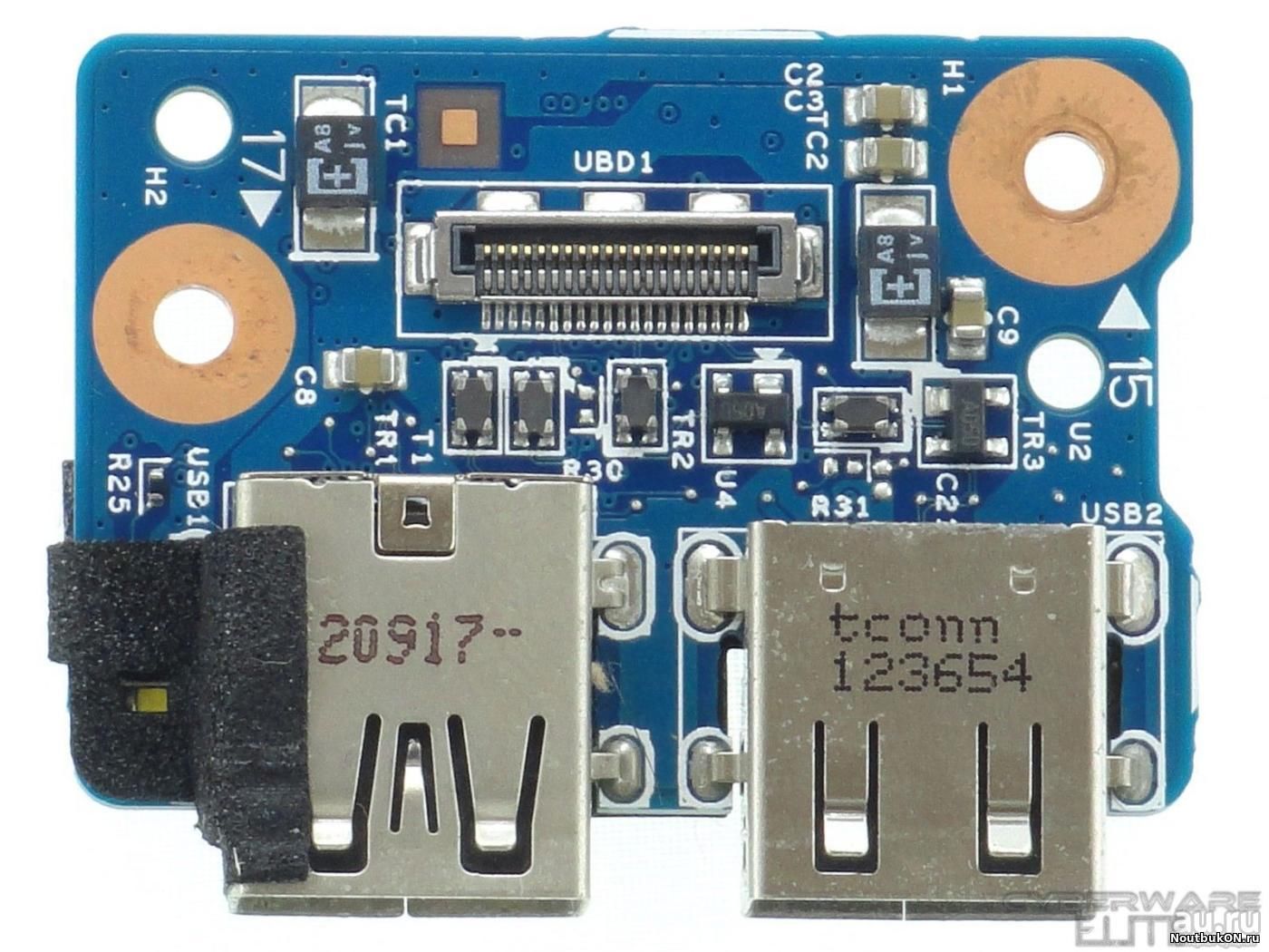 Плата USB разъемов для ноутбука HP Pavilion DV7-7000, DV6-7000, M7-1000 (48.4ST17.011)
